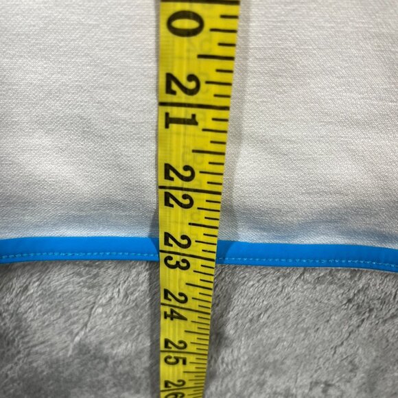 Ortovox Merino Wool Hoodie Women M White Blue Logo Sweater Outdoor Softshell - Picture 10 of 11